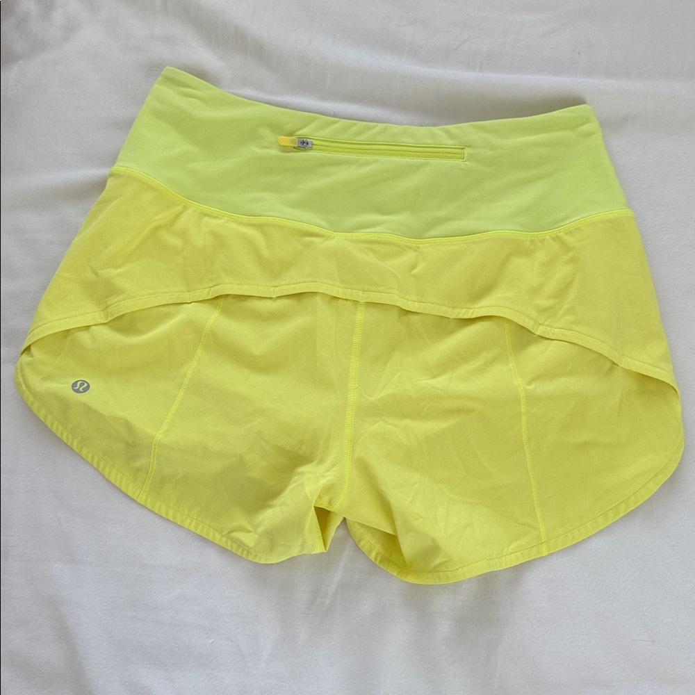 Lululemon Speed Shorts 4inch High Rise